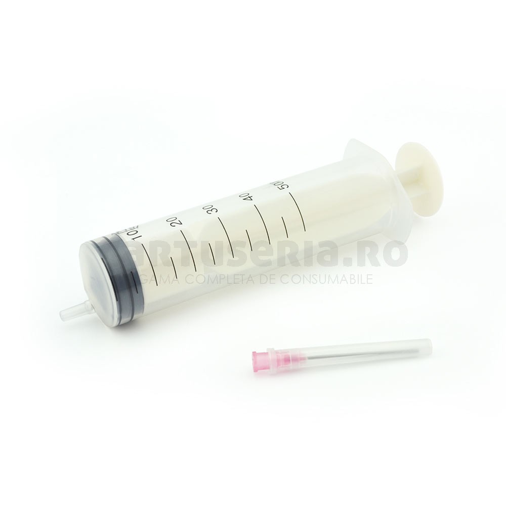 Seringa gradata 50 ml cu ac - imagine 4